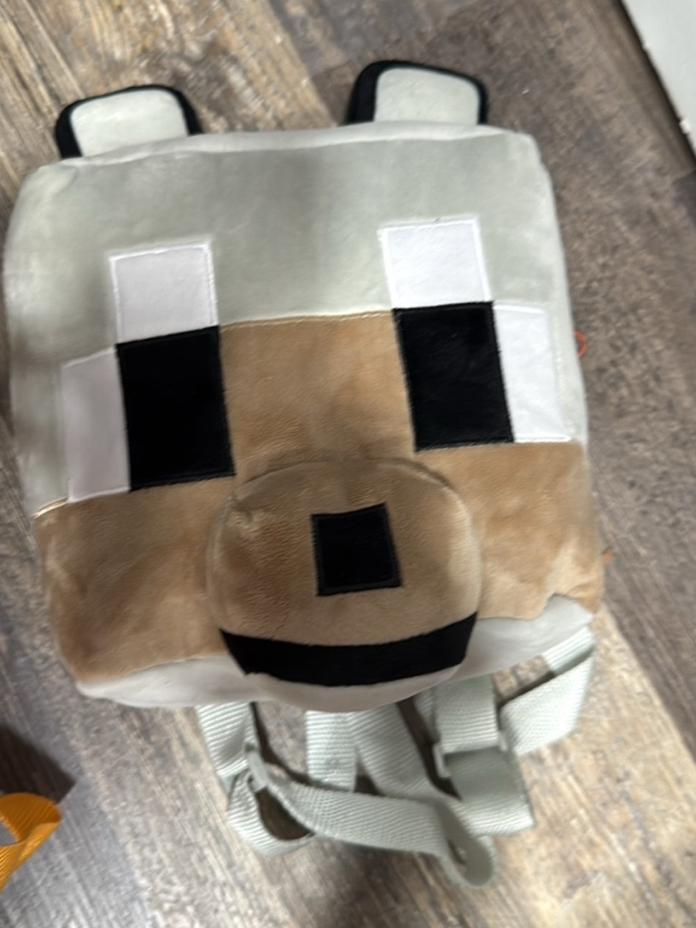 Minecraft Plush Character Mini Backpacks - Orange Fox & grey wolf - Picture 4 of 6
